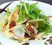 Boiled Dumplings and Cabbage with Special Chili Oil